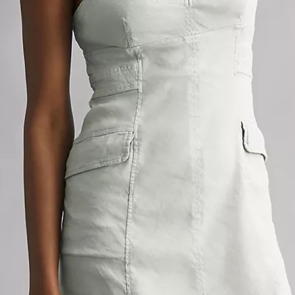 Anthropologie Square-Neck Mini Dress - Picture 12 of 17